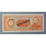 Paraguay 100 Guaranies 1979 UNC specimen