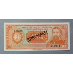 Paraguay 100 Guaranies 1979 UNC minta