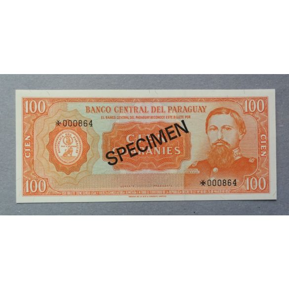 Paraguay 100 Guaranies 1979 UNC specimen