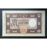 Italy 1000 Lire 1942 VF