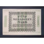 Germany Düsseldorf 5 Million Mark 1923 VF