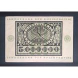 Germany Düsseldorf 5 Million Mark 1923 VF