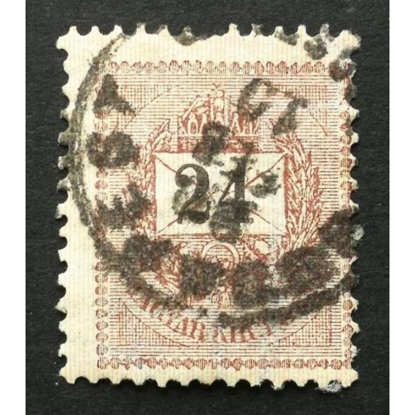 Hungary 1898 Letter, black cipher 24 kr. perf. 12 : 11 3/4 BUDAPEST used