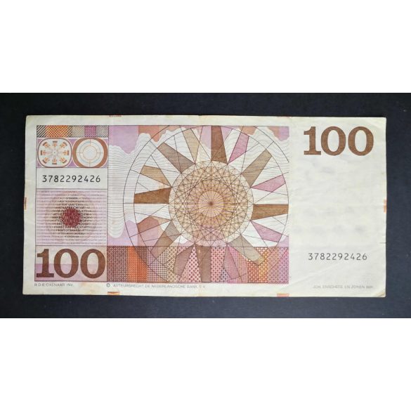 Hollandia 100 Gulden 1970 F+