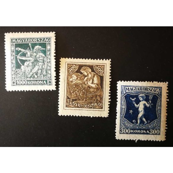 Magyarország 1924 Jótékonyság ** 500 K enyhe barnulás I