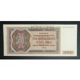 Protectorate of Bohemia and Moravia 500 Korun 1942 Unc Specimen Wor: P-12s, Ros: R-565e