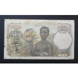 Francia Nyugat-Afrika 100 Francs 1948 VG+