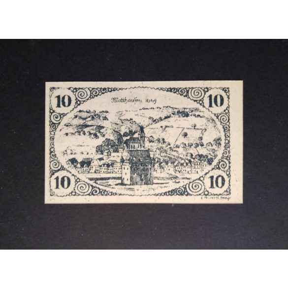 Austria 10 Heller 1920 Unc Mauthausen 