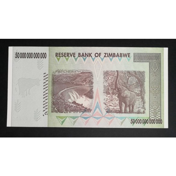 Zimbabwe 50 billió Dollars 2008 UNC