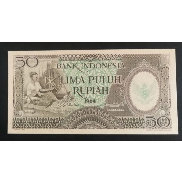 Indonézia 50 Rupiah 1964 UNC