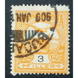 Hungary 1906 TURUL 3 f perf. 15 BUDAP(EST) used