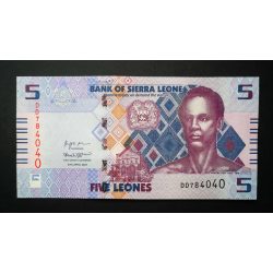 Sierra Leone 5 Leones 2022 UNC 