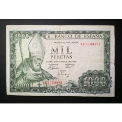Spain 1000 Pesetas 1965 VF