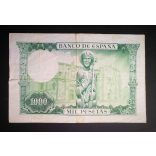 Spain 1000 Pesetas 1965 VF