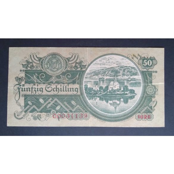 Ausztria 50 Schilling 1945 VF+ 