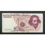 Italy 50000 Lire 1984 F