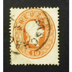 Magyarország 1861 Könyvnyomat 10 Kr. KASCHAU Kassa