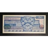 Mexikó 50 Pesos 1981 UNC zöld és barna pecséttel 