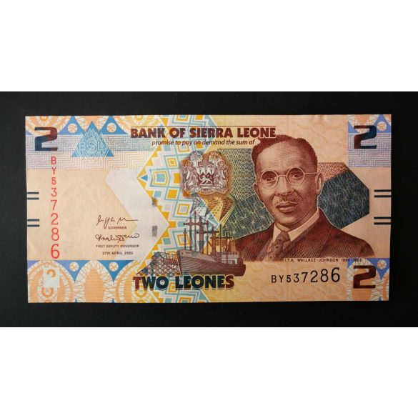 Sierra Leone 2 Leones 2022 UNC