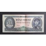 Hungary 20 Forints 1965 VF