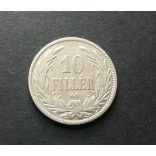 Hungary 10 Fillers 1894
