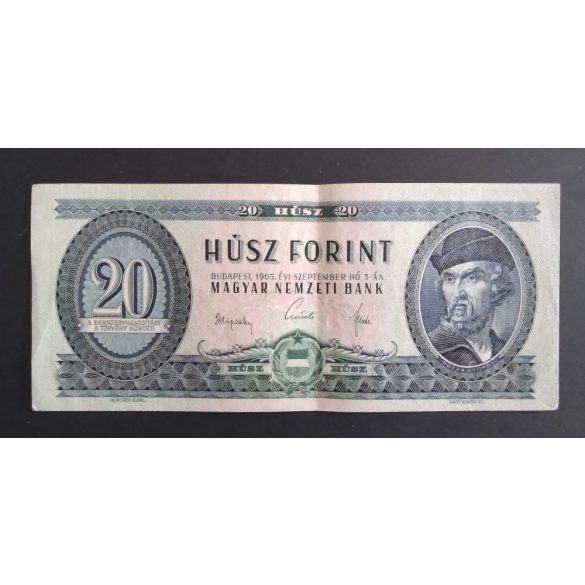 Hungary 20 Forints 1965 VF