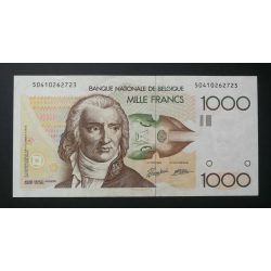 Belgium 1000 Francs 1989 VF+