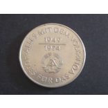 Németország 10 Mark 1974 25 éves az NDK aUNC