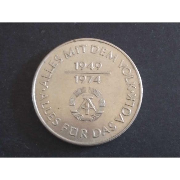 Németország 10 Mark 1974 25 éves az NDK aUNC