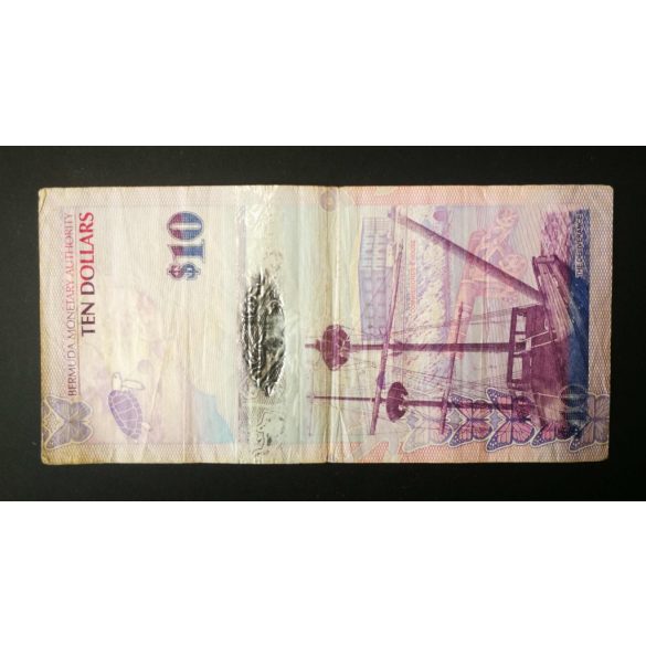 Bermuda Islands 10 Dollars 2009 F