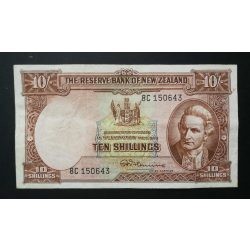 New Zealand 10 Schillings 1967 F