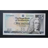Scotland 5 Pounds Sterling 2010 UNC