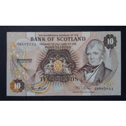 Scotland 10 Pounds 1987 VF