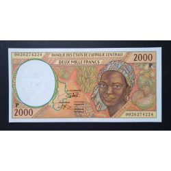 Central African States Chad 2000 Francs 2000 UNC