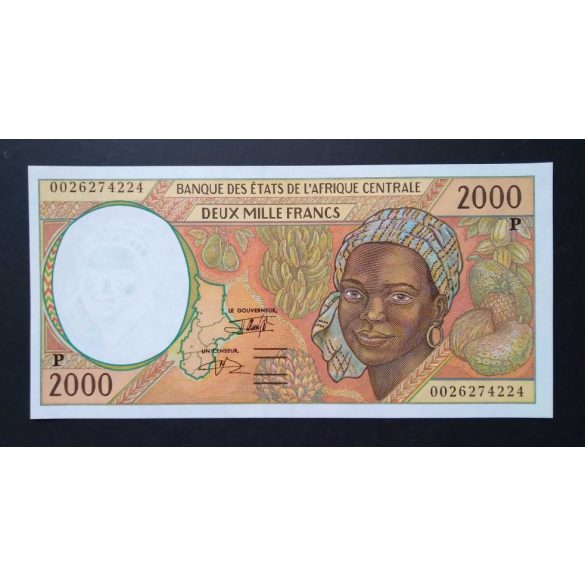 Közép-Afrikai Államok Csád 2000 Francs 2000 UNC 