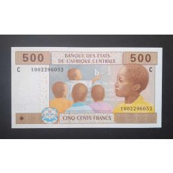 Közép-Afrikai Államok Csád 500 Francs 2002/2022 UNC 