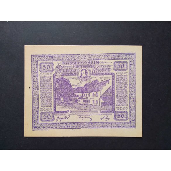 Ausztria 50 Heller 1920 Unc- Hinterbrühl 