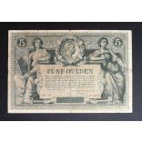 Austria-Hungary 5 Forint/5 Gulden 1881 VG+