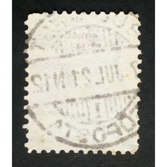 Hungary 1890 Letter, coloured cipher 2 Kr. perf 11 1/2 Budapest Főposta used