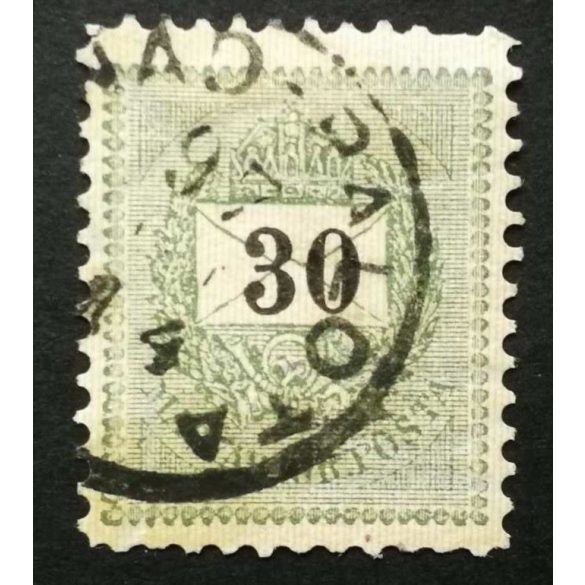 Hungary 1889 Letter, black cipher 30 kr. perf. 11 1/2, (CSA)NÁD-PALOTA used