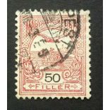 Hungary 1904 TURUL 50 F. perf. 12 : 11 3/4 (BUDA)PEST used