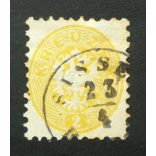 Austria used in Hungary 1863/64 2 Kr SISSEK
