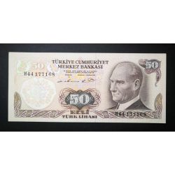 Turkey 50 Lira 1976-84 Unc-