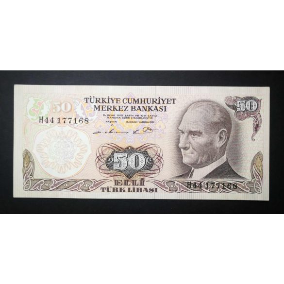 Turkey 50 Lira 1976-84 Unc-