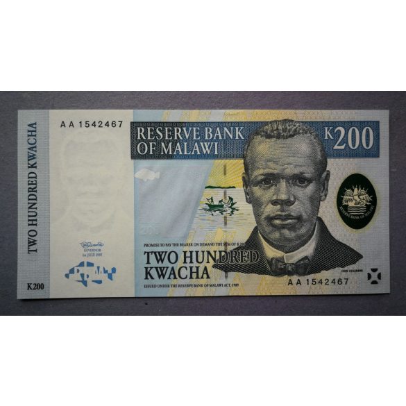 Malawi 200 Kwacha 1997 UNC