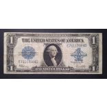 USA 1 Dollar 1923 Silver certificate F