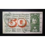 Switzerland 50 Francs 1970 F