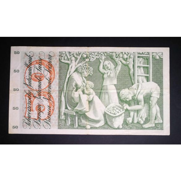 Switzerland 50 Francs 1970 F