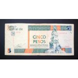 Cuba 5 Pesos 2012 F
