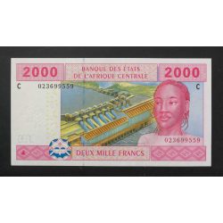 Central African States Chad 2000 Francs 2002 UNC